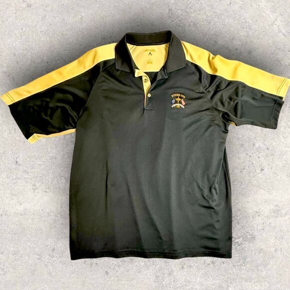 Antigua Ryder Cup Tournament Men's Navy and White Golf Shirt Size Large - Picture 10 of 11